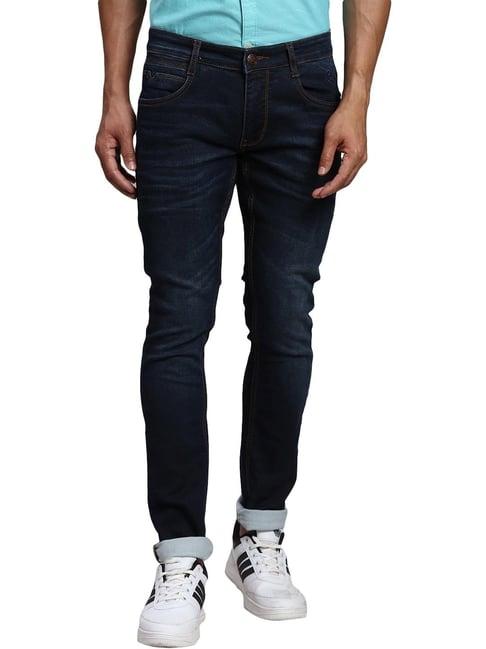 parx blue super slim fit low rise jeans