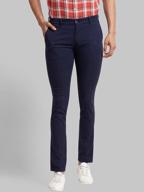 parx blue super slim fit trousers