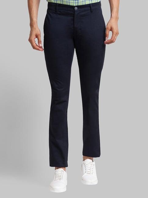 parx blue super slim fit trousers