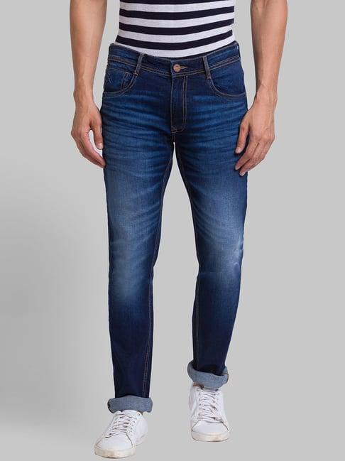 parx denim blue skinny fit jeans