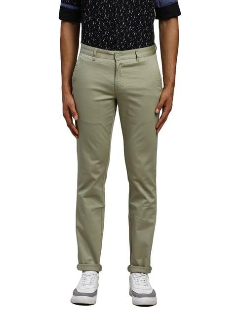 parx green tapered fit chinos