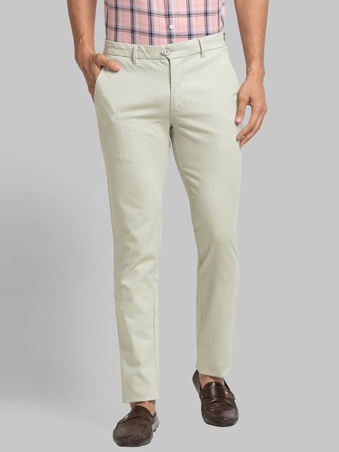 parx grey super slim fit trousers