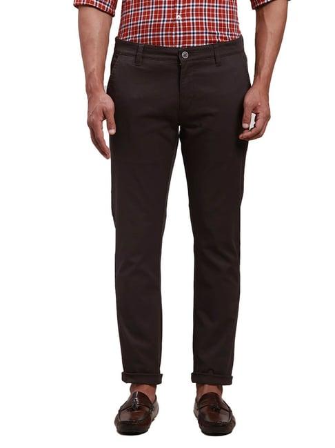 parx grey tapered fit trousers