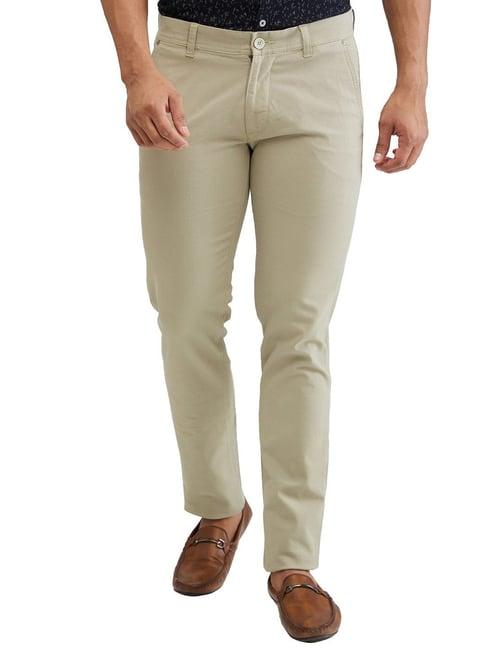 parx grey tapered fit trousers