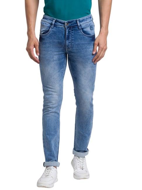 parx medium blue slim fit jeans