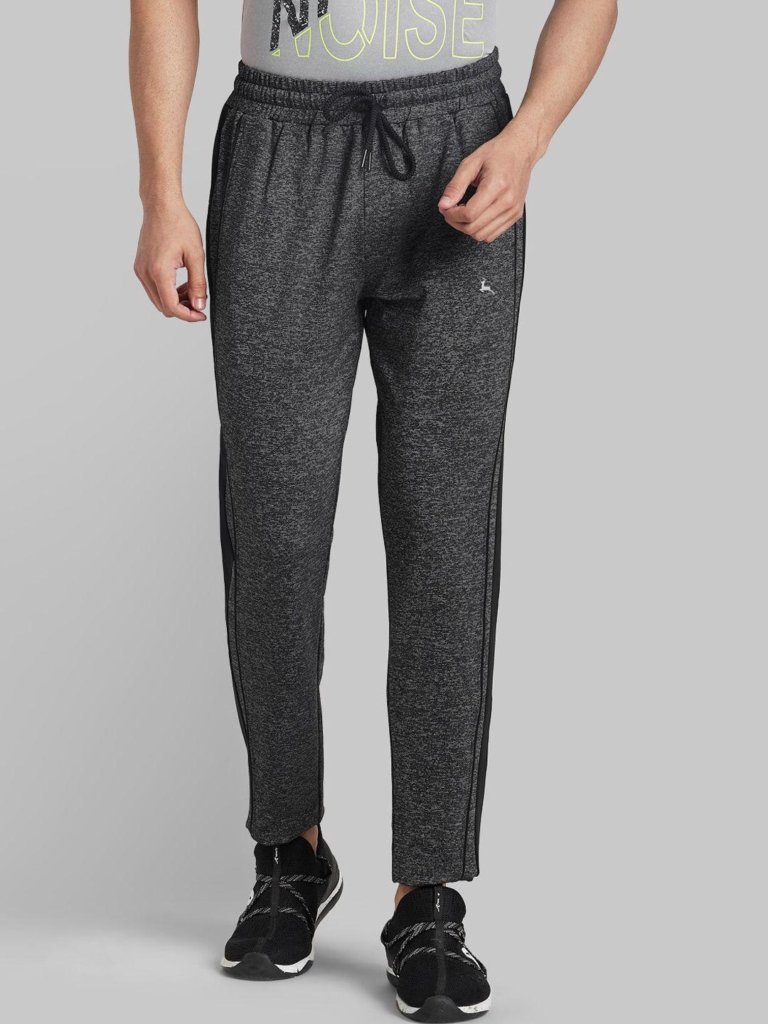 parx men black solid track pant