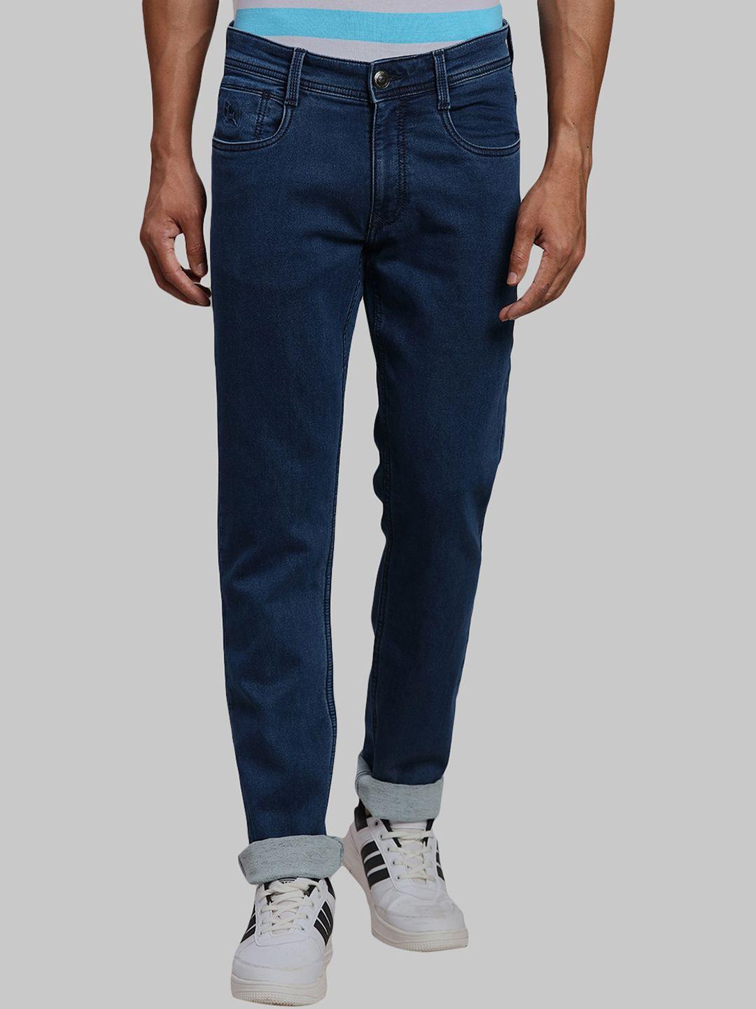 parx men blue slim fit low-rise jeans