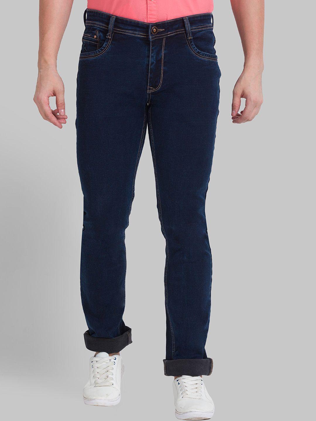 parx men blue tapered fit jeans