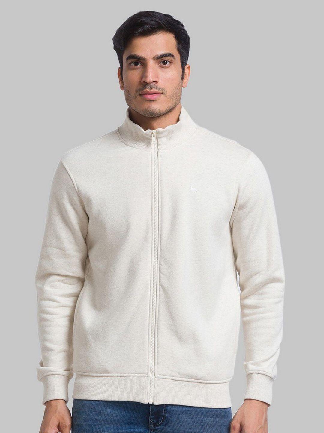 parx men regular fit white sweatshirt