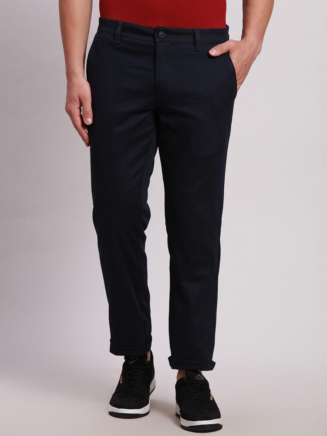 parx men tapered fit low-rise trousers