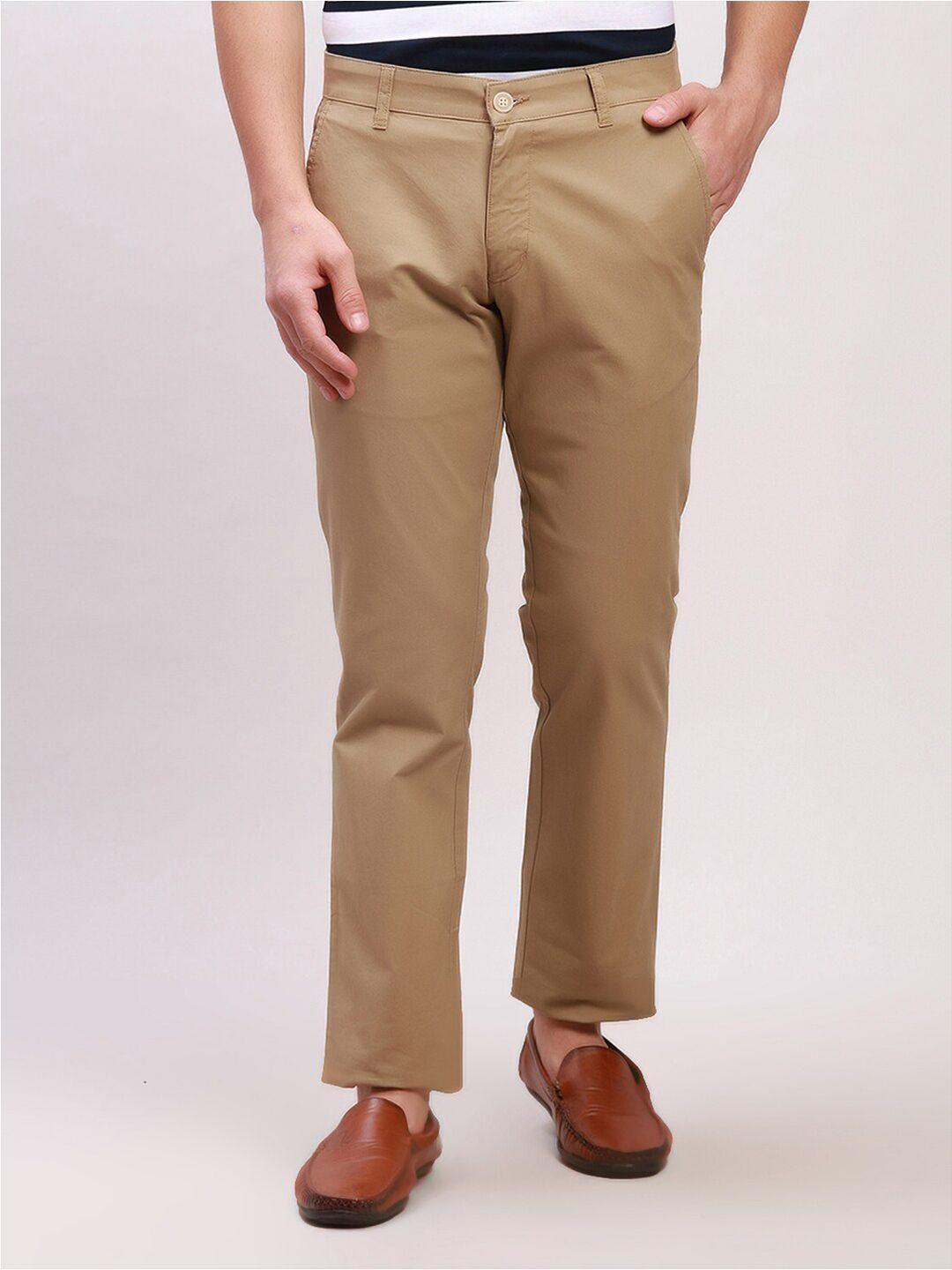 parx men tapered fit low-rise trousers