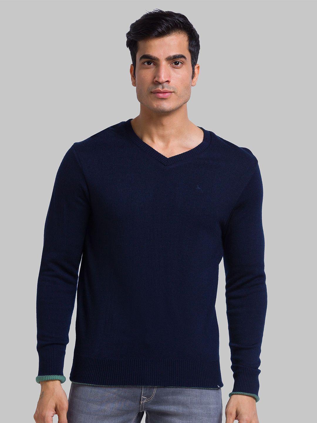 parx men v-neck acrylic pullover