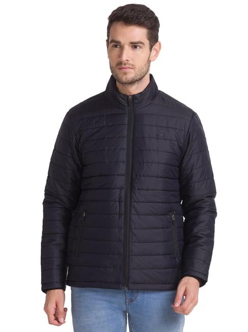 parx navy  regular fit jackets