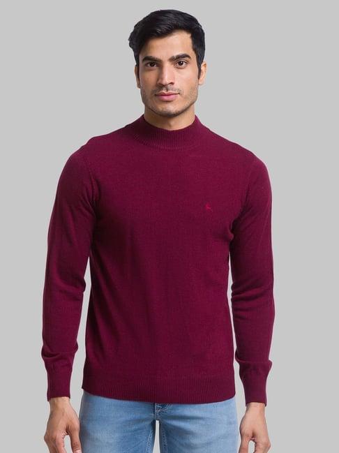 parx purple regular fit sweater