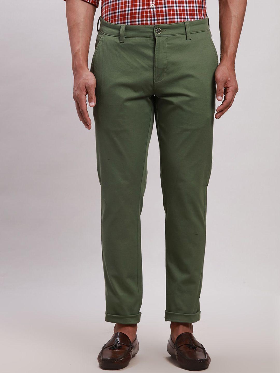 parx tapered fit low-rise trousers