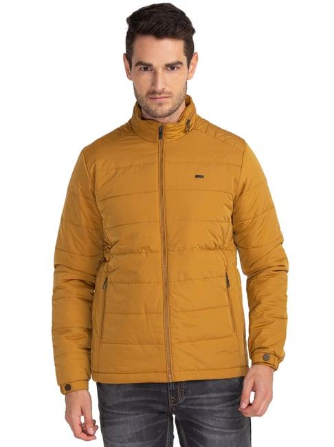 parx yellow  regular fit jackets