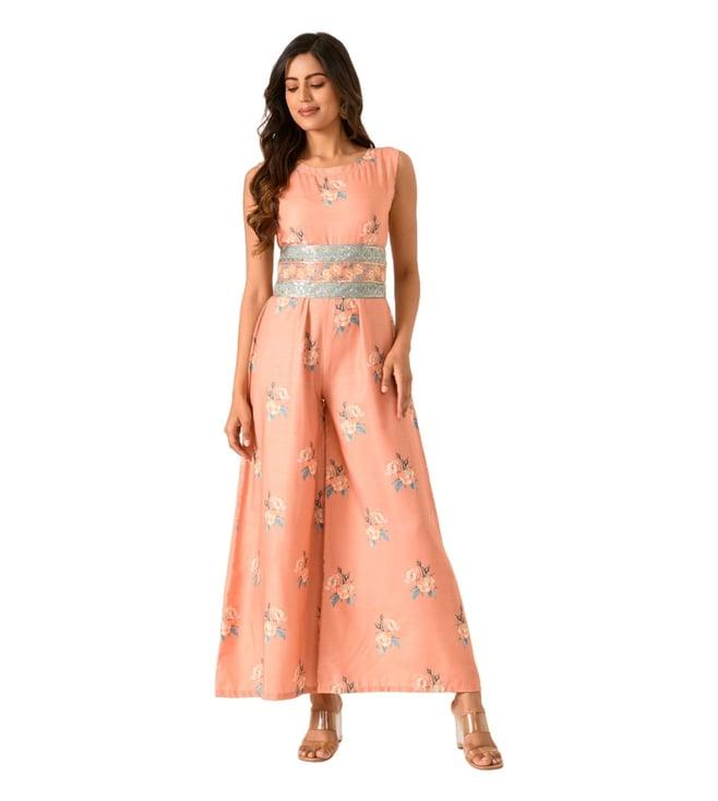 pasha india orange jalsa jumpsuit