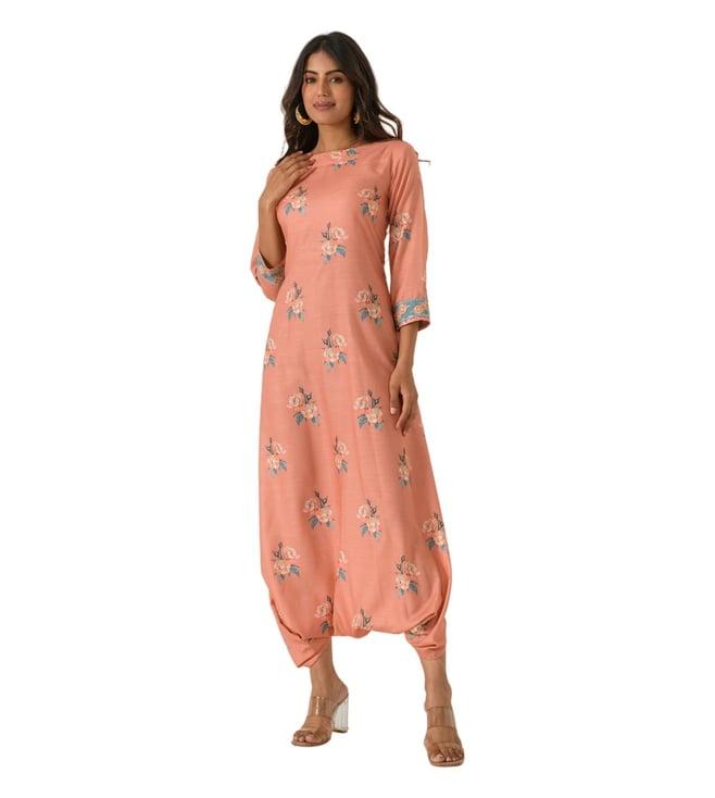 pasha india orange jalsa jumpsuit