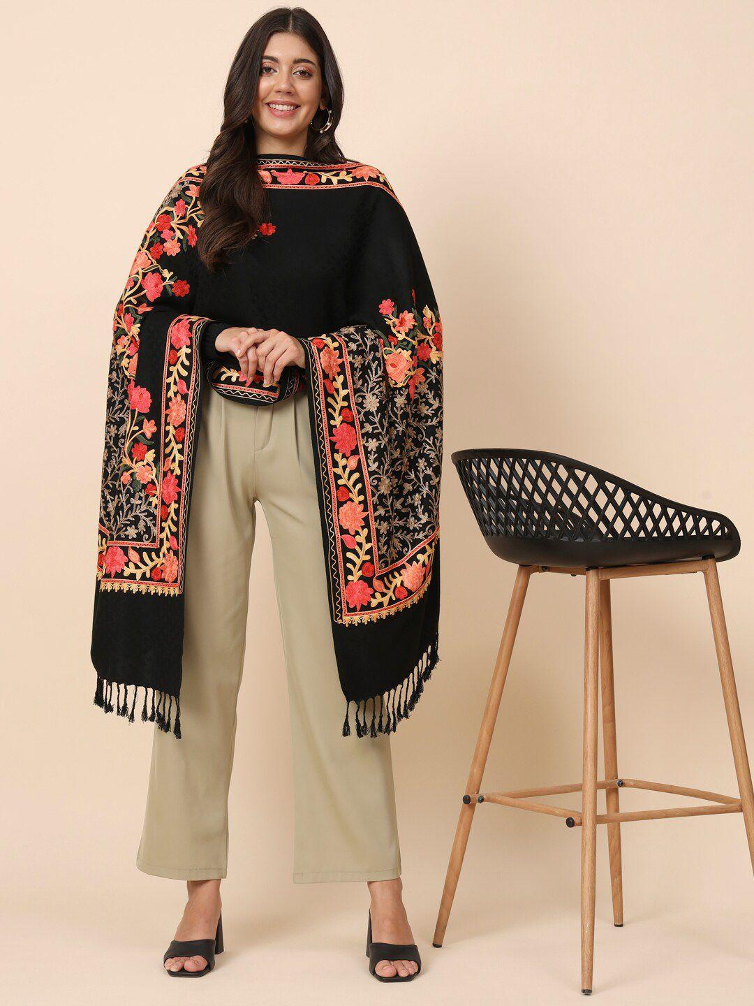 pashmoda ethnic motifs embroidered shawl