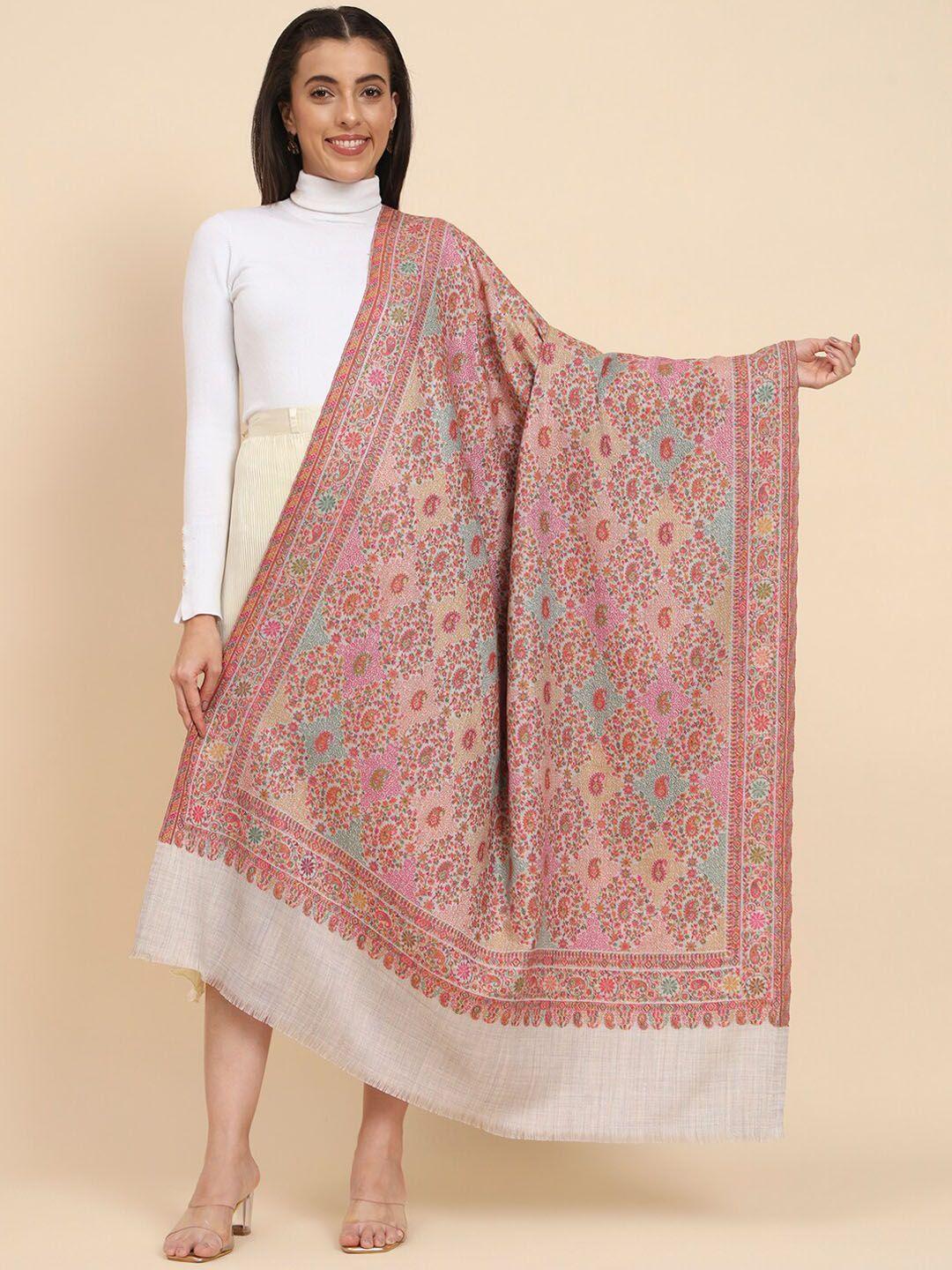 pashmoda ethnic motifs woven design shawl