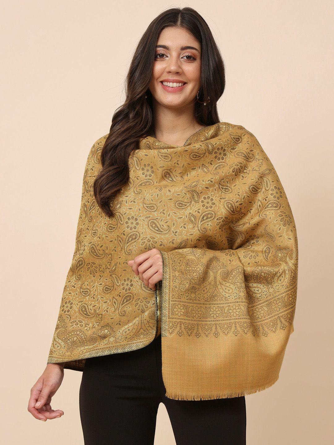pashmoda ethnic motifs woven design shawl
