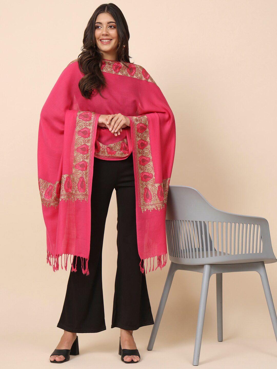 pashmoda paisley embroidered shawl