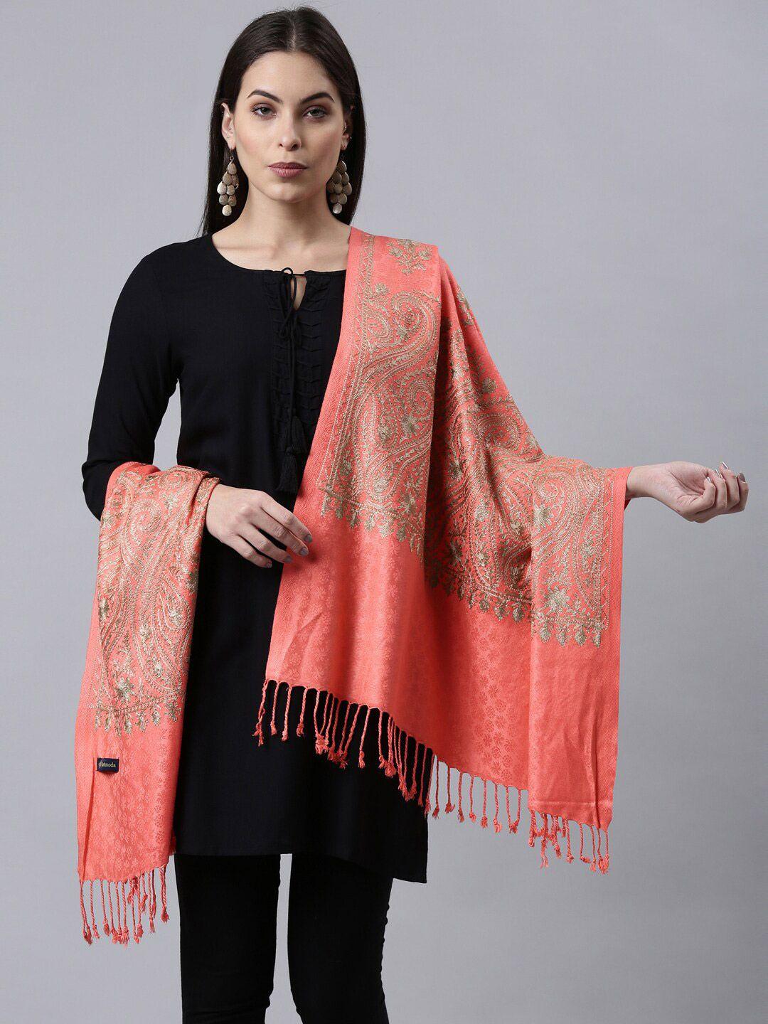 pashmoda paisley embroidered stole