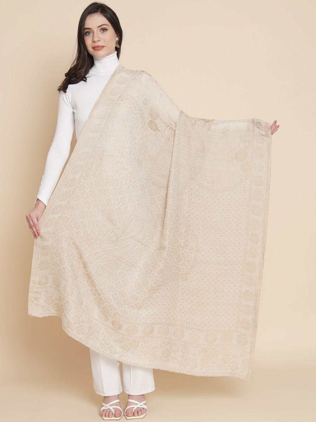 pashtush women ethnic motifs woven design shawl