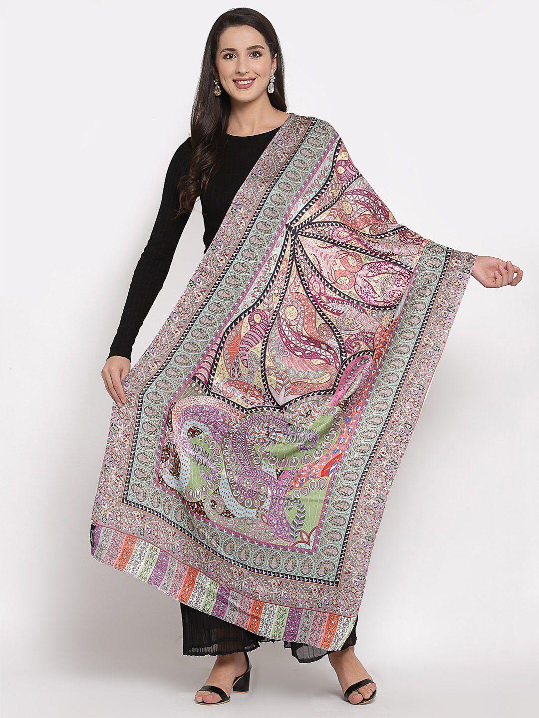 pashtush women multicoloured printed stole