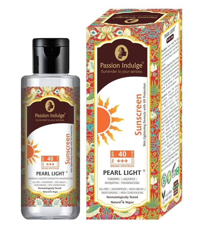 passion indulge pearl light natural sunscreen - 100 gm