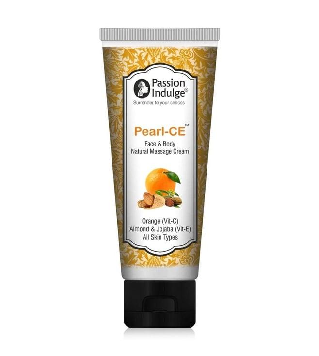 passion indulge pearl-ce face and body cream with vitamin c and e - 100 ml
