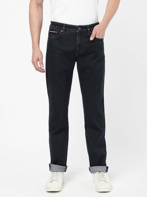 passion navy comfort fit lightly washed jeans