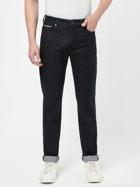 passion navy comfort fit lightly washed jeans