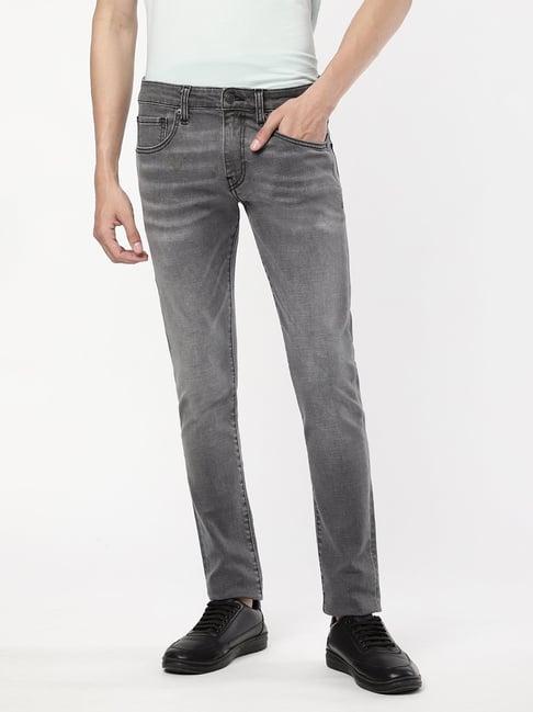 passion grey slim fit lightly washed jeans