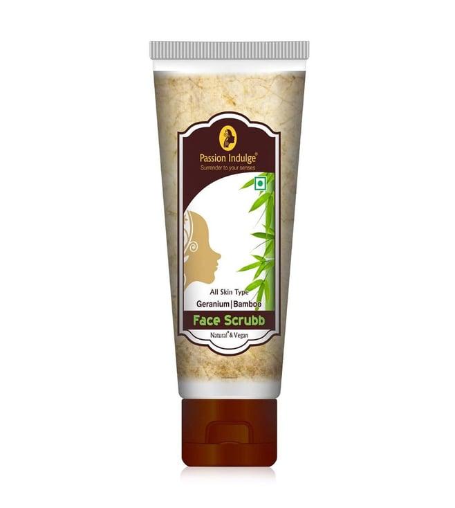 passion indulge bamboo extract face scrub - 70 gm