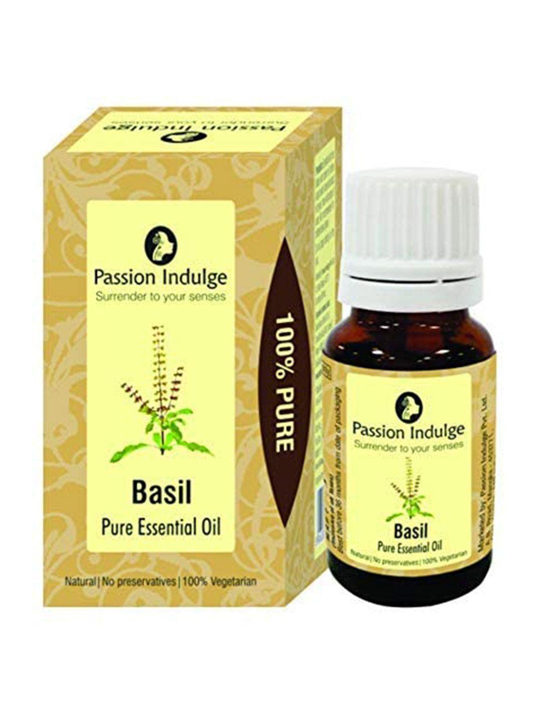 passion indulge basil essential oil for radiance skin 10 ml