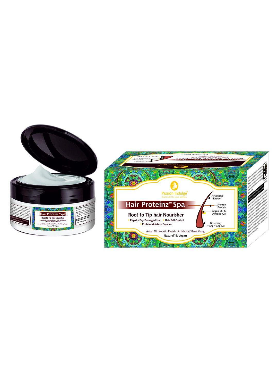 passion indulge hair proteinz spa inbuilt protien booster cream with argan oil - 250 g