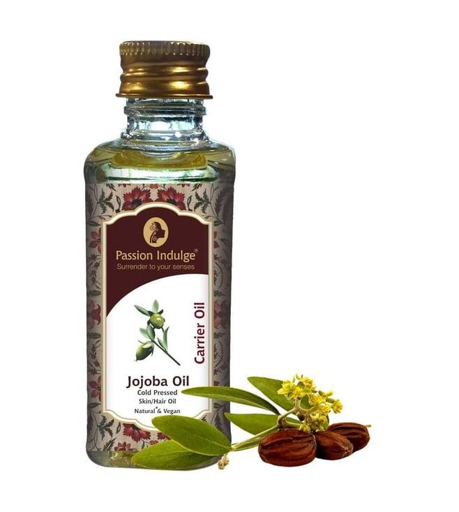 passion indulge natural pure jojoba oil for hair and skin care - 60 ml