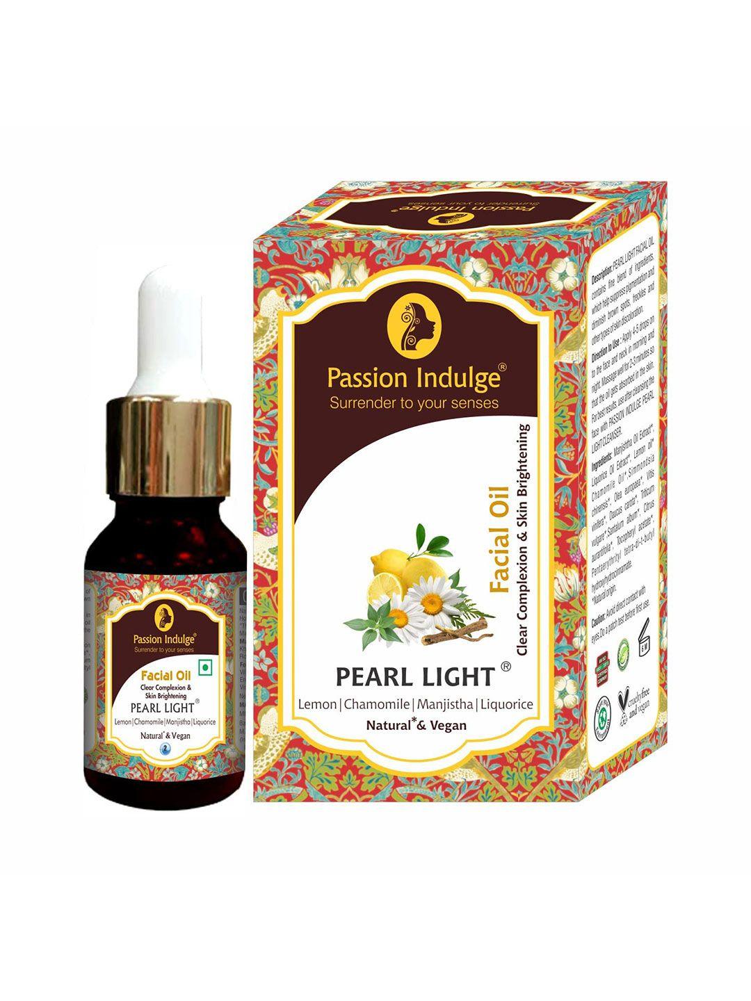 passion indulge unisex pearl light face oil