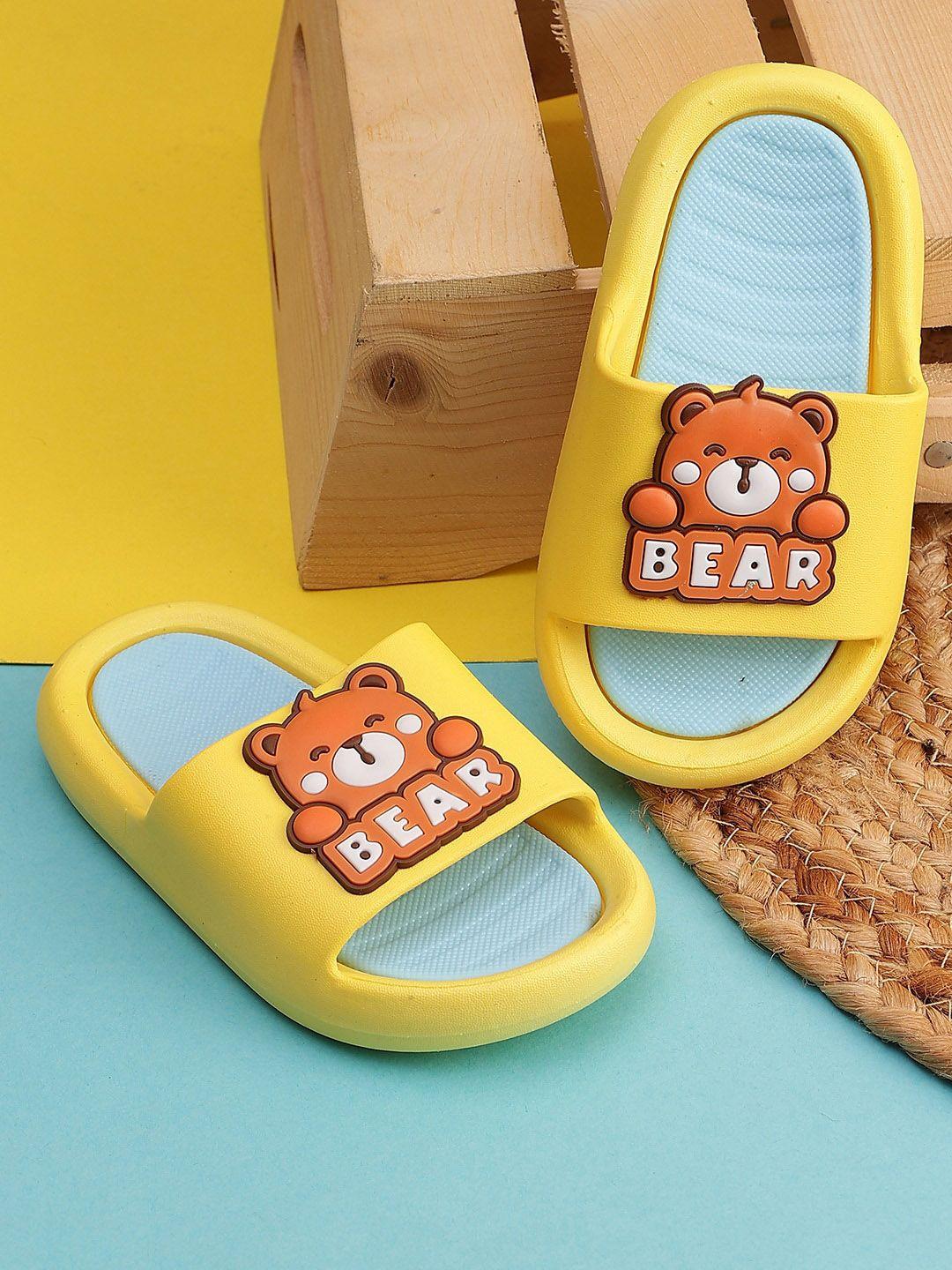 passion petals kids bear embossed sliders