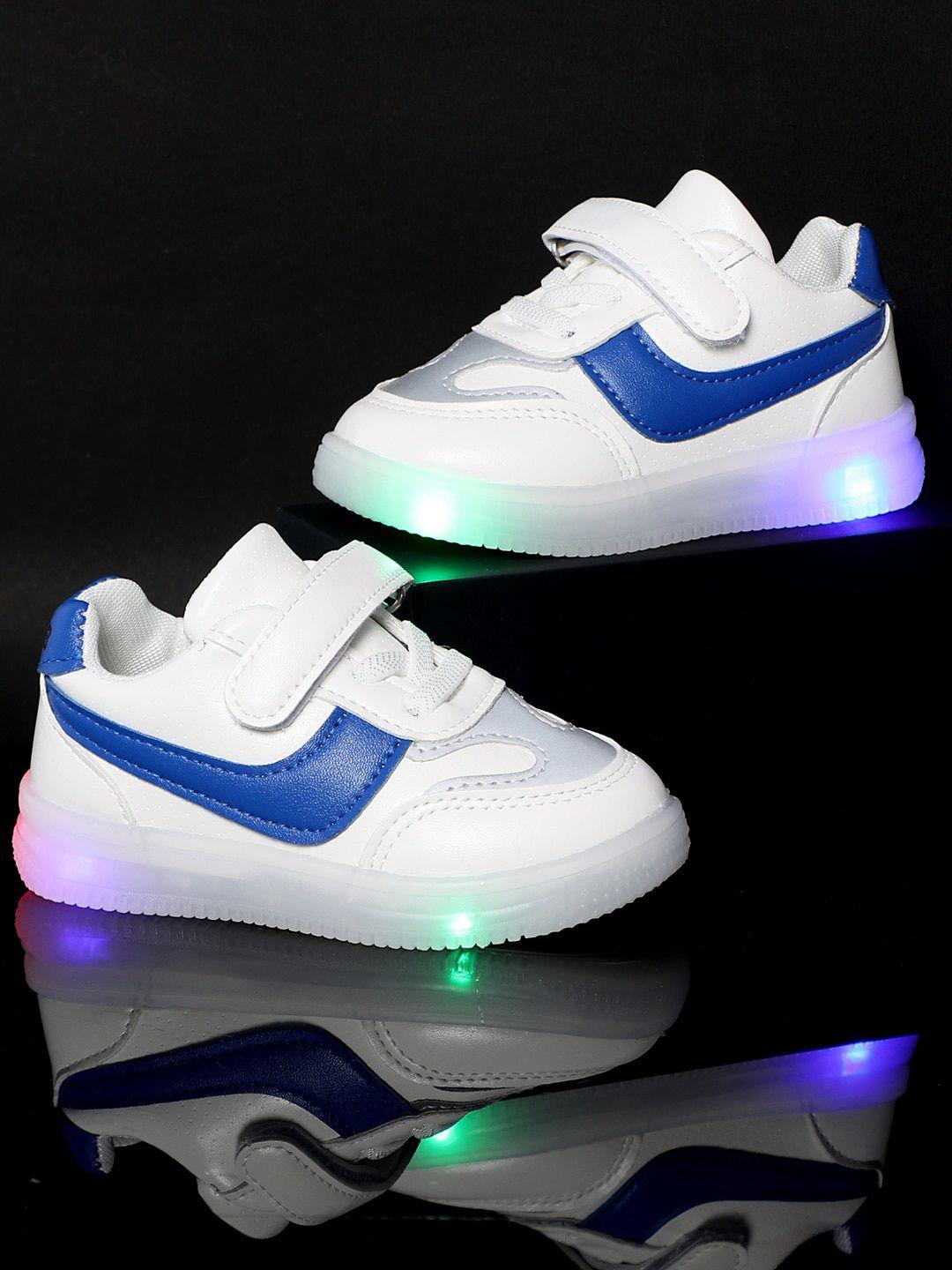 passion petals kids colourblocked led lightweight sneakers
