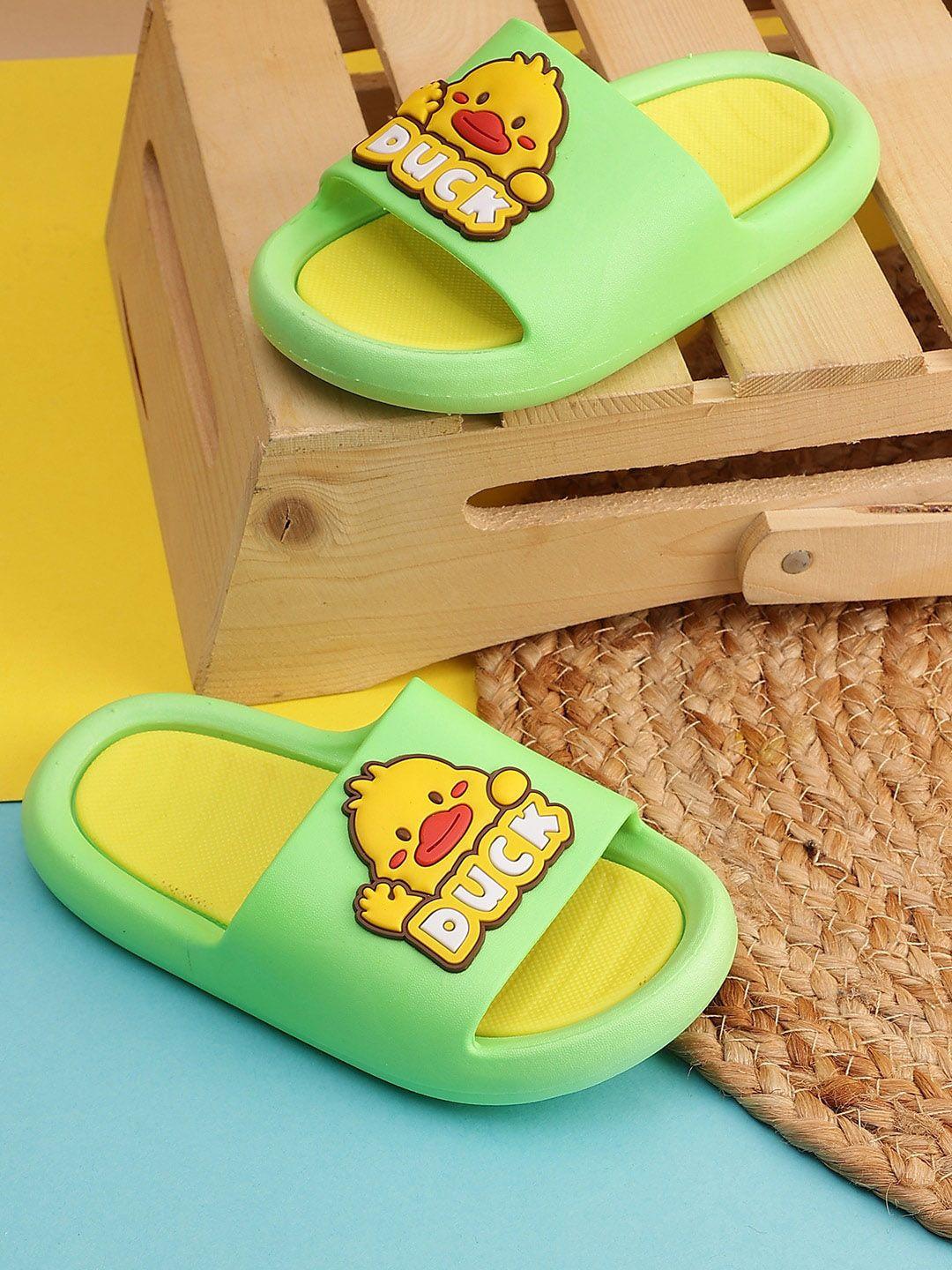 passion petals kids duck embossed sliders