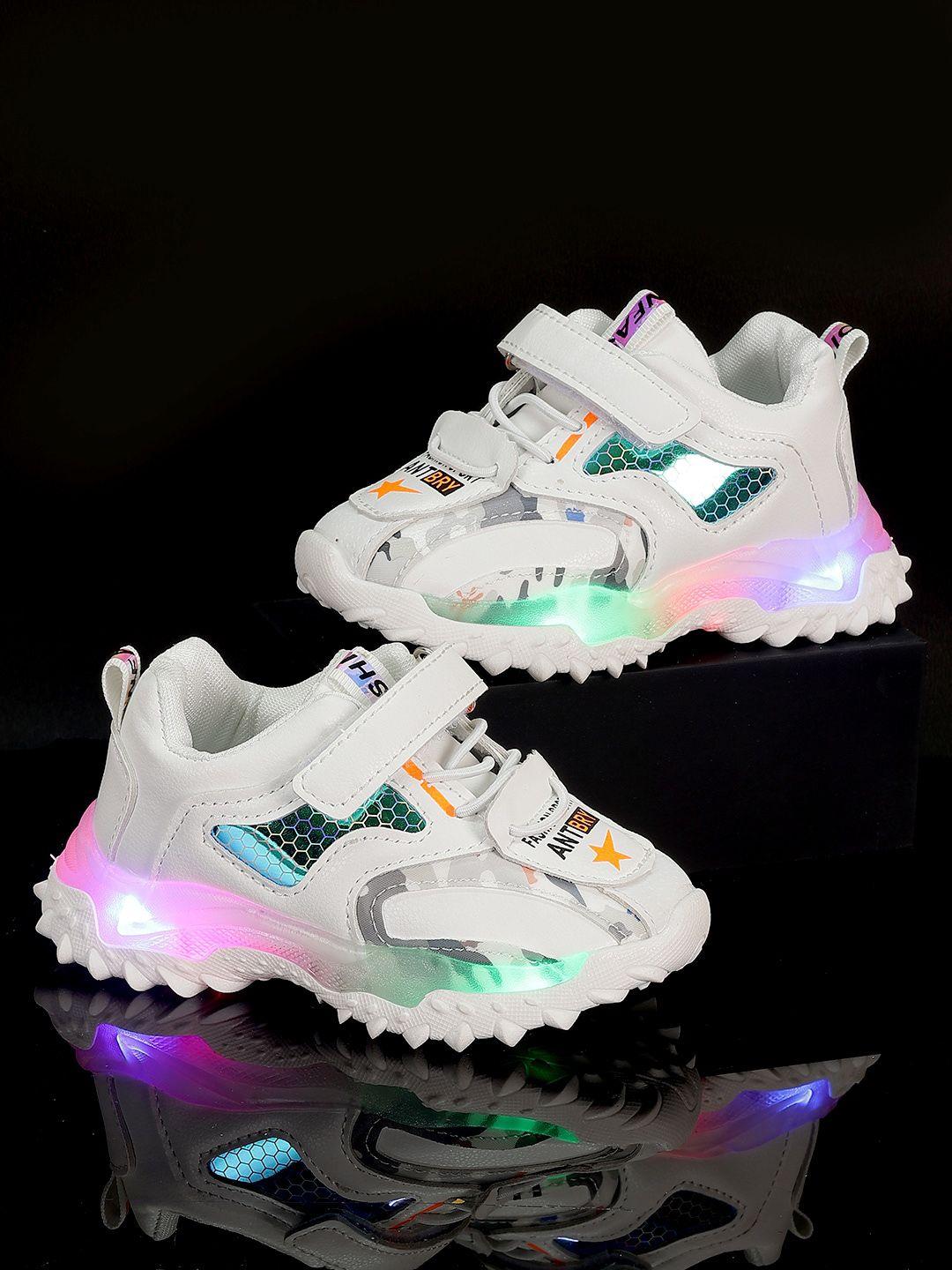 passion petals kids printed lightweight led sneakers
