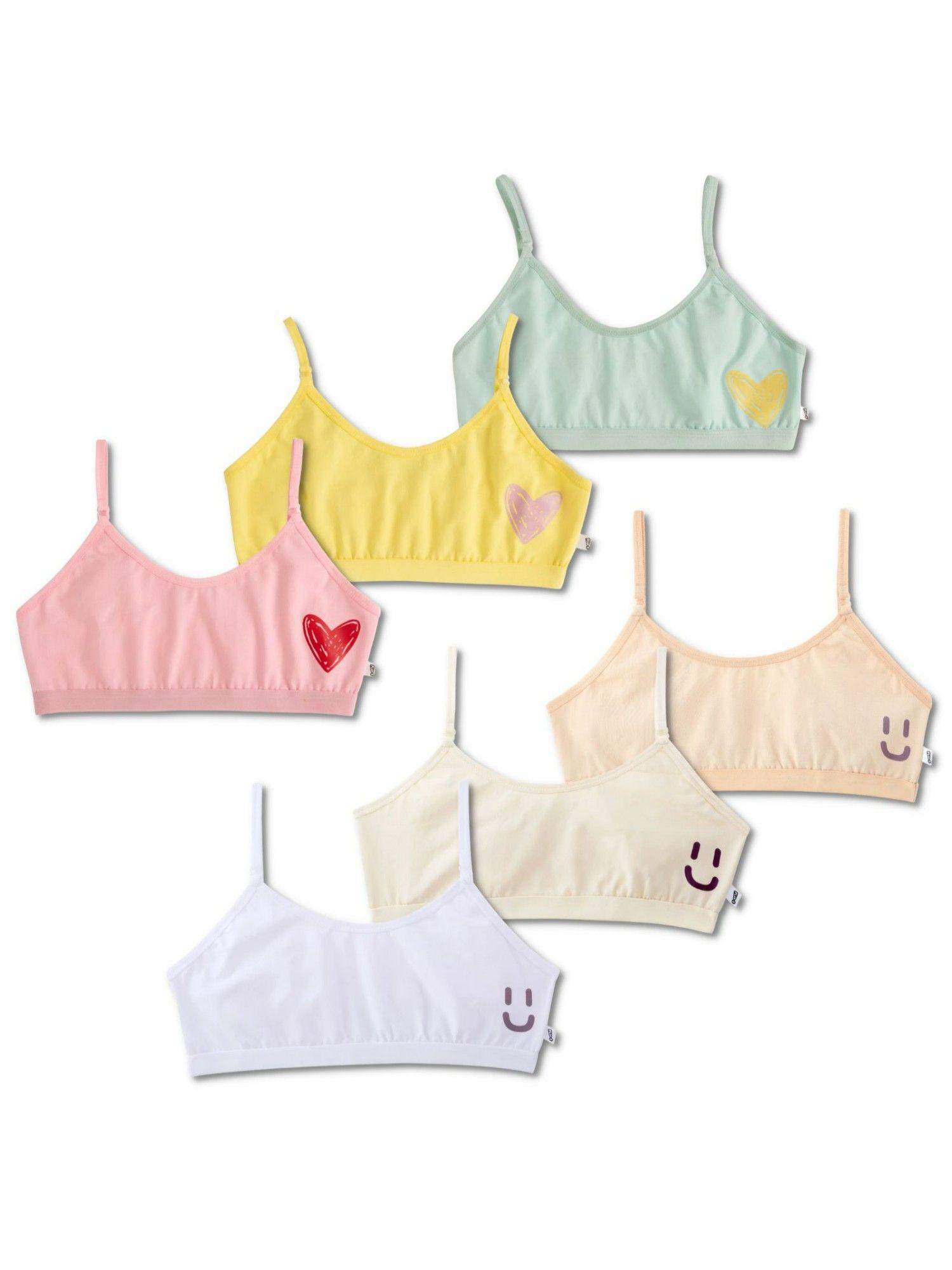 pastels training bra (pack of 6)