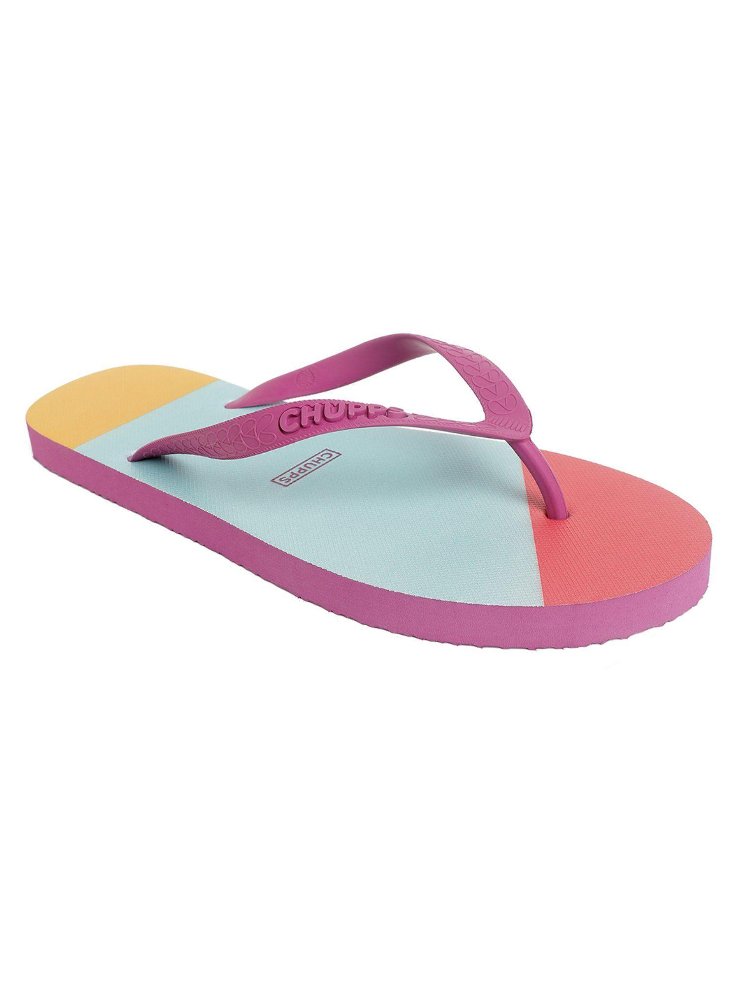 patang collection clover purple flipflops