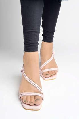 patent slipon women's casual wear sandals - mauve