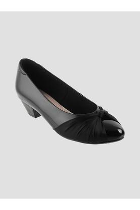 patent slipon womens formal wear ballerinas - black