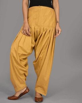 patiala pants with drawstring waist