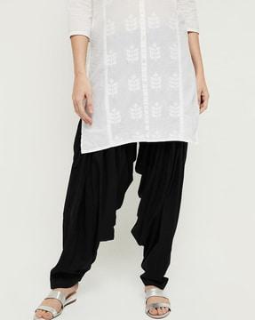 patiala pants with drawstring waist