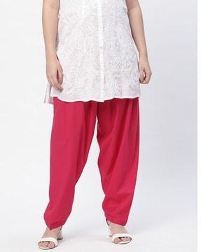 patiala pants with drawstring waist